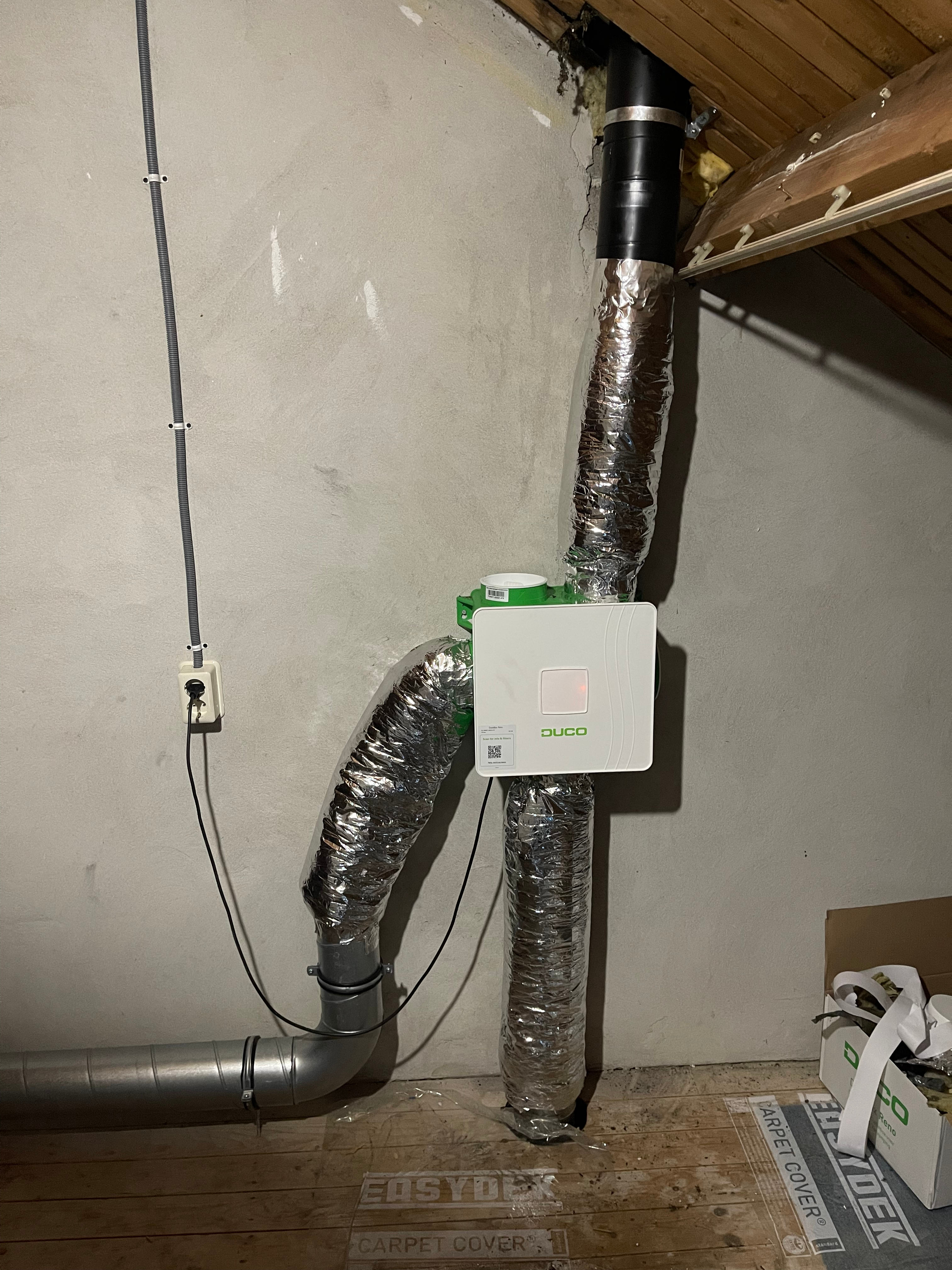 Ventilatiesysteem door Dam Installatietechniek